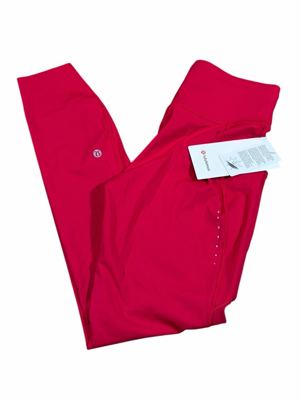 NWT Lululemon Fast and Free High-Rise Tight 25” Pockets (Mulberry Spark) Size 8